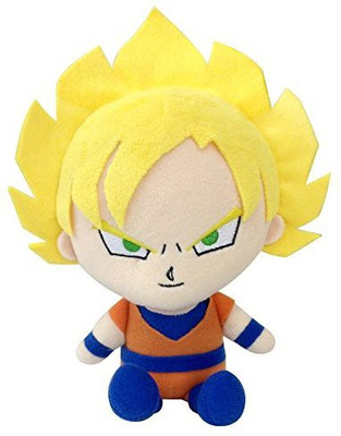 

Bandai Dbz Dragon Ball Kai Mini Plush Doll 8" Super Saiyan Son - 8 inch(Yellow)
