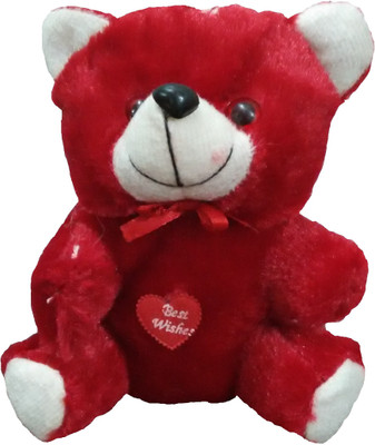 

Ekku Teddy Bear - 5 inch(Red)