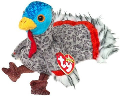 

TY Beanie Babies Lurkey The Turkey(Grey)