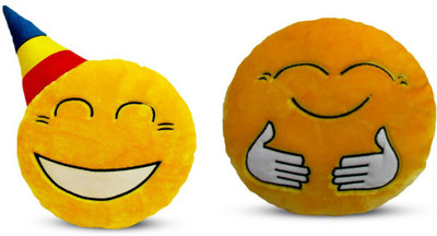 

Deals India Deals India Yellow Party Smiley and Hugging Smiley Cushion - 35 cm(smileyB&E) set of 2 - 35 cm(Yellow)