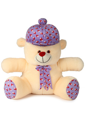 

Deals India Bow Bear With Flap Cap - 45 cm(Brown)