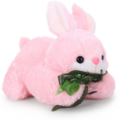 

Tickles Cute Rabbit With Leaves - 26 cm(Pink)