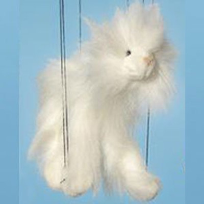 

Globee Sunny16" Ba White Cat Marionette(White)