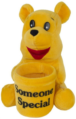 

O Teddy Smiley Ladoo For Someone Special - 8 inch(Yellow)
