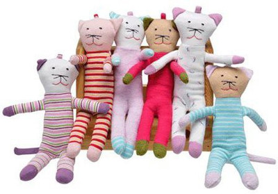 

Under the Nile Scrappy Cats Assorted - 9 inch(White)