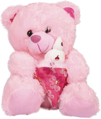 

ESHTYLE Fur Icy Teddy Bear Pink 40 Cm - 25 cm(Pink)