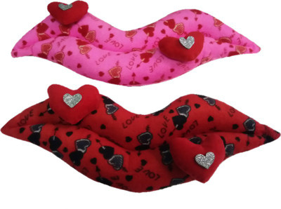 

Aparshi Designer arrow Lips stuffed soft toy (Pack of 2) - 25 cm(Multicolor)