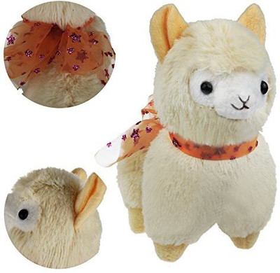 

KSB 73" Yellow Small Cute Soft Plush Alpaca Cushion Doll,Best - 10 inch(White)