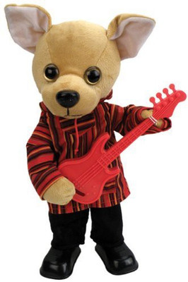 

Chantilly Lane Chihuahua Sings "La Bamba" 16" Plush(Brown)