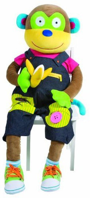 

Alex Toys Little Hands Giant Learn To Dress Monkey(Green)