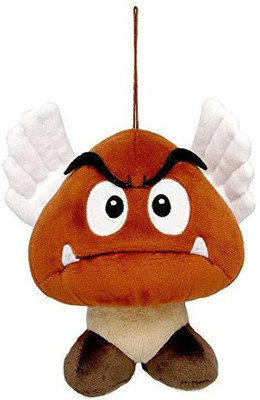 

Sanei Super Mario All Star Collection AC23 Paragoomba 5.5" Plush - 20 inch(Multicolor)