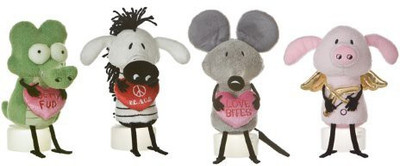 

Aurora World 4 Pearls Before Swine Valentine'S Day Plush Animals(Green)