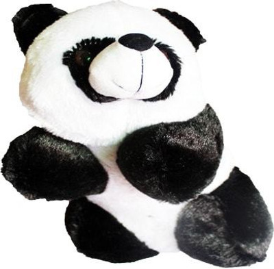 

Origin White Panda Soft Teddy - 26 cm(White, Black), Black;white