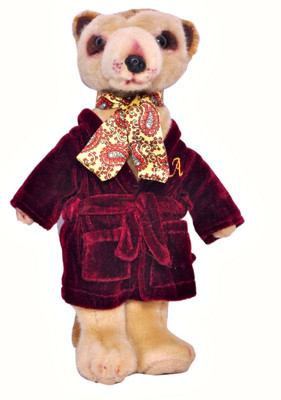 

Lata Cunning Mr Fox with Maroon Overcoat - 22 cm(Maroon)