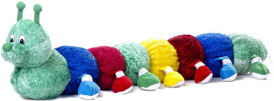 

Play N Pets Cutest Colorful Caterpillar - 90 cm(Multicolor)