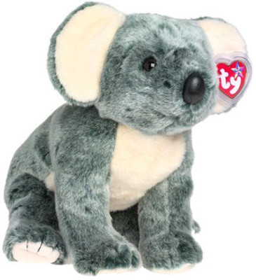

TY Beanie Babies Eucalyptus The Koala Bear - 8 inch(Grey)