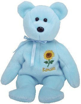 

ty Beanie Ba Kansas Sunflower The Bear (Show Exclusive)(Blue)