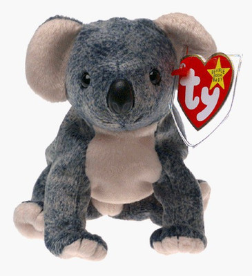 

TY Beanie Babies Eucalyptus The Koala - 7 inch(Grey)