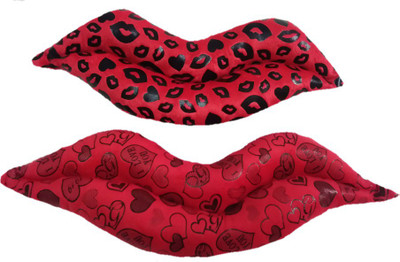 

Aparshi Loving heart Lips stuffed soft toy (Pack of 2) - 25 cm(Multicolor)