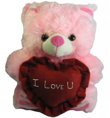 

Tickles I Love You Teddy - 8.5 inch(Pink)
