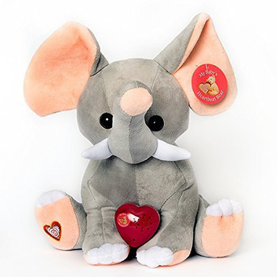 

My Baby's Heartbeat Bear Elephant Heartbeat Bear Kit(Grey)