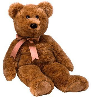 

TY Beanie Babies 1 X Cashew The Bear - 26 inch(Brown)