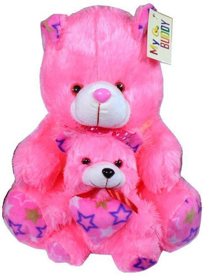 

MYBUDDY TEDDY MOM WITH SWEET BABY - 50 cm(Pink)