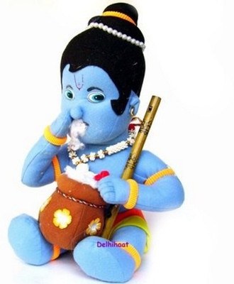 Gauba Traders krishan toy - 20 cm(Blue)