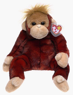 

TY Beanie Babies Schweetheart The Monkey - 13.38 inch(Brown)