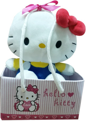 

My Baby Excel Hello Kitty Dark Blue Plush 16 cm with Gift Paper Bag Light Pink Colour - 16 cm(Multicolor)