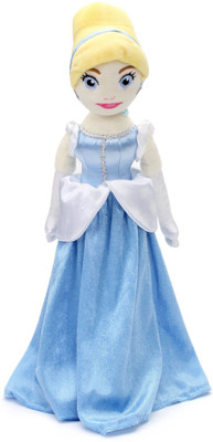Disney Cinderella plush Doll - 48 cm(Multi Colour)