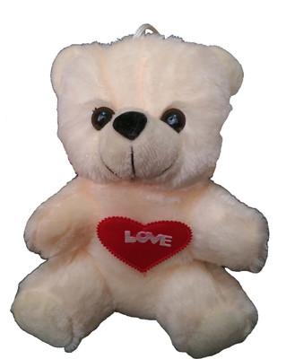 

Shreeji Enterprises Pink and Brown Teddy Bear - 16 cm(Red)