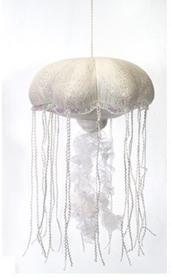 

Fiesta Toys 14" White Jellyfish Glittered Plush Animal - 11 inch(White)