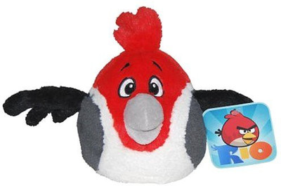 

Angry Birds Rio 5Inch Red Bird With Sound - 10.62 inch(Red)