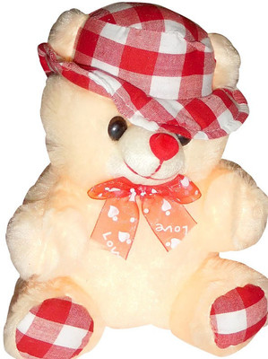 

Siddhi Gifts Gifts For Child - Teddy With Hat - 20 cm(Beige)