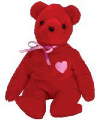 

ty Beanie Babies Kisse Valentine'S Bear ( Store Exclusive)(Red)