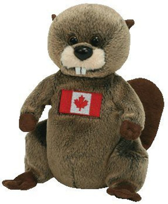ty Beanie Ba Timbers The Beaver (Canada Exclusive) - 13 cm(Brown)
