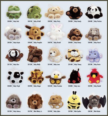 

PurrFection Purrfection Mini Pumpkin Cushy Kid Dog 3" Plush(Brown)