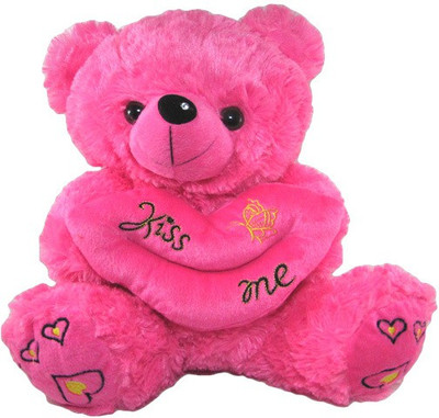 

Tickles Kiss Me Teddy Bear - 35 cm(Pink)