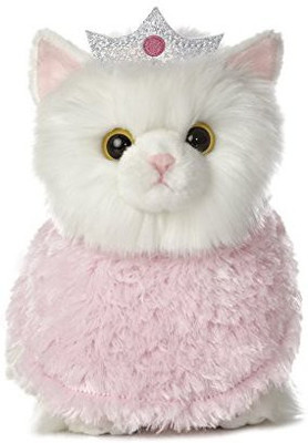 

Aurora World Miyoni Angora Kitten Princess Plush(White)