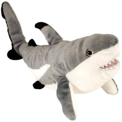 

Wild Republic Cuddlekins 15" Black Tipped Shark(Grey)