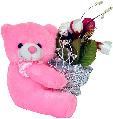 

Pingaksh Crafty Collection Teddy Bear - 17.5 cm(White)
