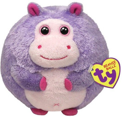 

TY Beanie Babies Dewdrop The Hippo - 6 inch(Purple)