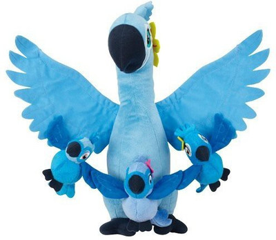 

Rio Brands 2 Movie 12 Plush Jewel with Kids [Carla, Bia & Tiago] - 36 inch(Multicolor290)