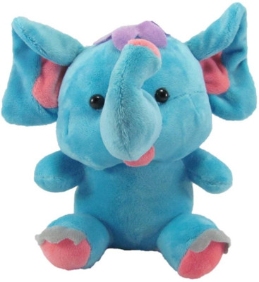 

Tickles Charming Baby Elephant - 17 cm(Blue)