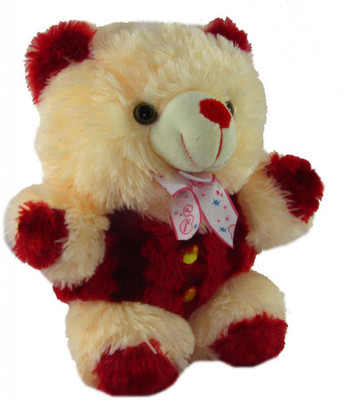 

Tickles Raja Teddy - 30 cm(Maroon)