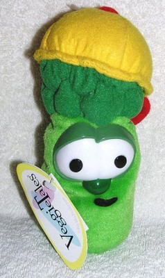 

Gund Veggie Tales 7" Plush Jr Asparagus Bean Bag Doll(Green)