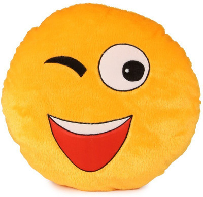 

Deals India Deals India Soft WINK Smiley Cushion - 20 cm(smiley4_20cm) - 20 cm(Yellow)