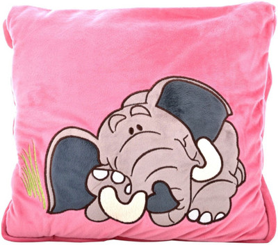 

Twisha Blanket Elephant Pillow - 13 inch(Pink)