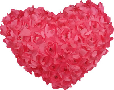

Aparshi Beautiful rose heart soft toy gift for valentine - 40 cm(Orange)